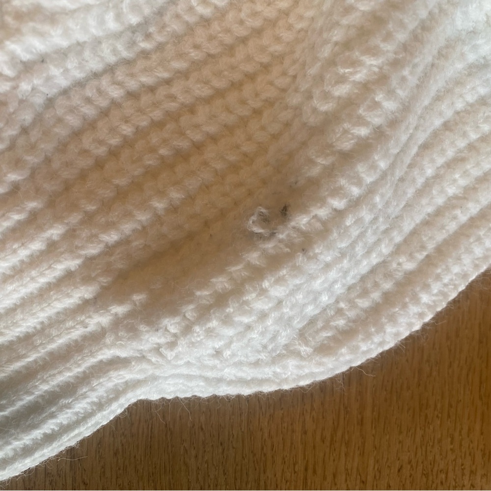 Elegant‎ White Button-Up Cardigan - Picture 5 of 5